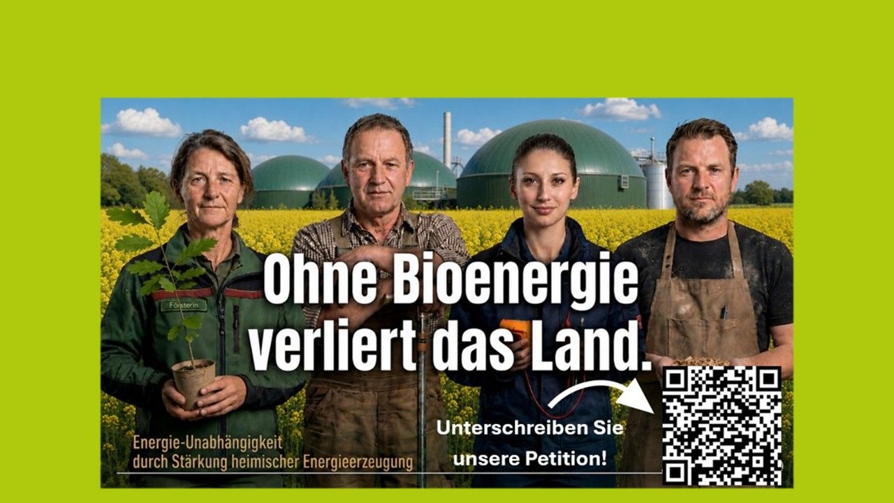 „Ohne Bioenergie verliert das Land“ – Breites Verbändebündnis veröffentlicht Petition und wirbt um Unterstützung